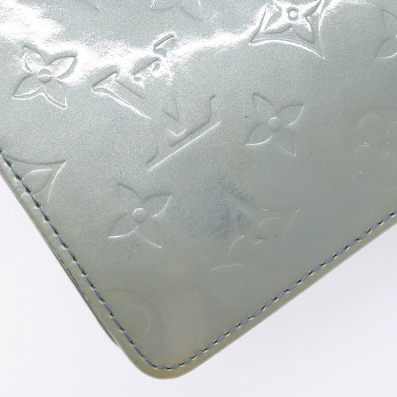 LOUIS VUITTON Monogram Vernis Motto Pouch Lavande M91224 LV Auth BA5520