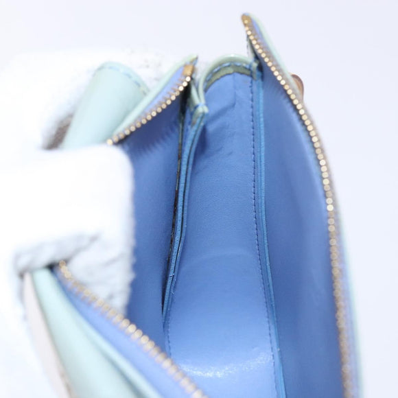 LOUIS VUITTON Monogram Vernis Motto Pouch Lavande M91224 LV Auth BA5520