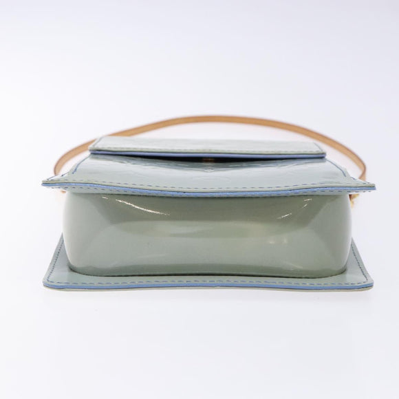 LOUIS VUITTON Monogram Vernis Motto Pouch Lavande M91224 LV Auth BA5520