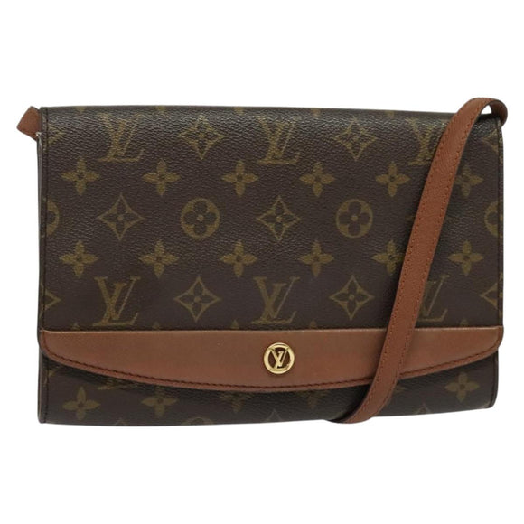 LOUIS VUITTON Monogram Bordeaux 24 Shoulder Bag M51798 LV Auth BA5524
