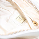 CHANEL COCO Mark Hand Bag Caviar Skin White Gold CC Auth BA5529-12