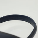 VALENTINO Hand Bag Leather Navy Gold Auth BA5531-14