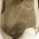 CELINE Shoulder Bag Leather Beige Gold Auth BA5533-10