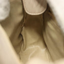 CELINE Shoulder Bag Leather Beige Gold Auth BA5533-21