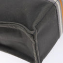 HERMES Fourre Tout PM Hand Bag Canvas Silver Gray Auth BA5534-14