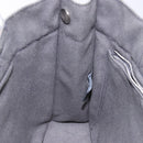 HERMES Fourre Tout PM Hand Bag Canvas Silver Gray Auth BA5534-19