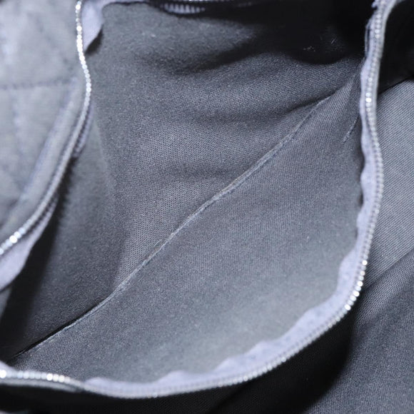 HERMES Fourre Tout PM Hand Bag Canvas Silver Gray Auth BA5534