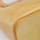 LOUIS VUITTON Monogram Vernis Houston Hand Bag Beige M91004 LV Auth BA5537-15