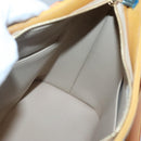 LOUIS VUITTON Monogram Vernis Houston Hand Bag Beige M91004 LV Auth BA5537-19