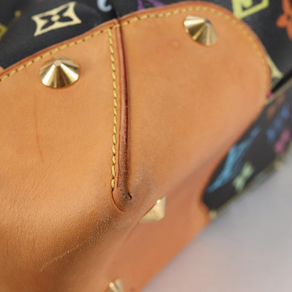 LOUIS VUITTON Monogram Multicolor Judy MM Bag 2Way Black M40256 Auth BA5540A