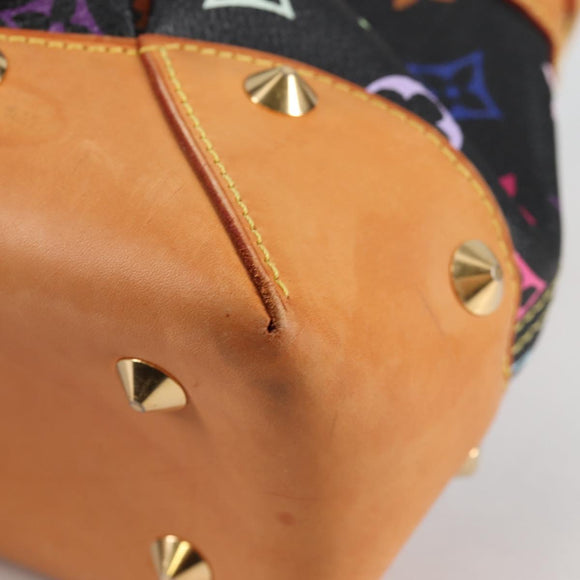 LOUIS VUITTON Monogram Multicolor Judy MM Bag 2Way Black M40256 Auth BA5540A