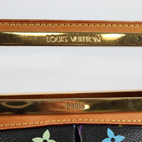 LOUIS VUITTON Monogram Multicolor Judy MM Bag 2Way Black M40256 Auth BA5540A