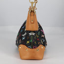 LOUIS VUITTON Monogram Multicolor Judy MM Bag 2Way Black M40256 Auth BA5540A-4
