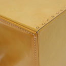 LOUIS VUITTON Monogram Vernis Bleecker Cosmetic Pouch Beige M91002 Auth BA5541-16