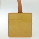 LOUIS VUITTON Monogram Vernis Bleecker Cosmetic Pouch Beige M91002 Auth BA5541-4