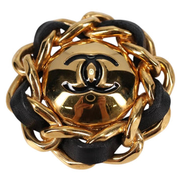CHANEL COCO Mark Earring metal Gold CC Auth BA5544V - 0