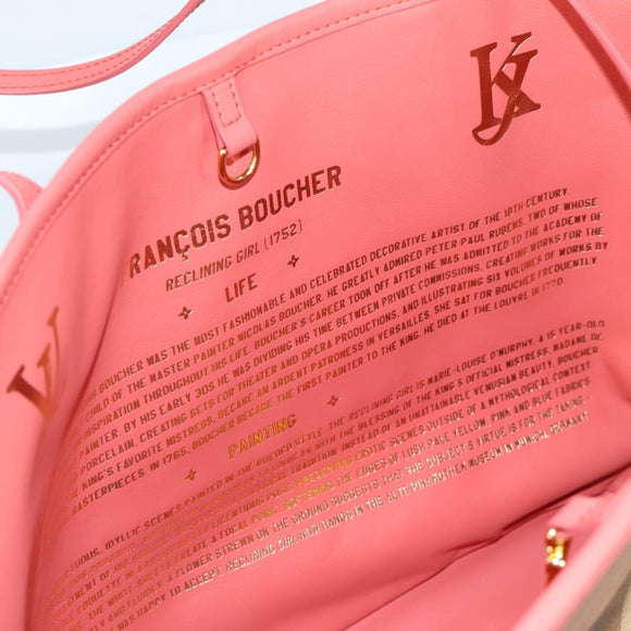 LOUIS VUITTON Masters Collection Boucher Neverfull MM Bag M43357 LV Auth BA5548M