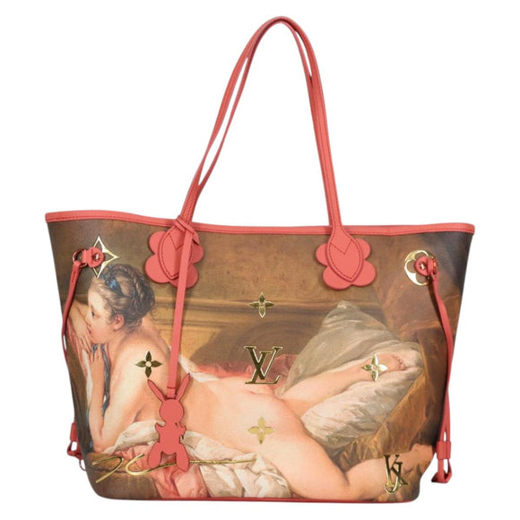 LOUIS VUITTON Masters Collection Boucher Neverfull MM Bag M43357 LV Auth BA5548M