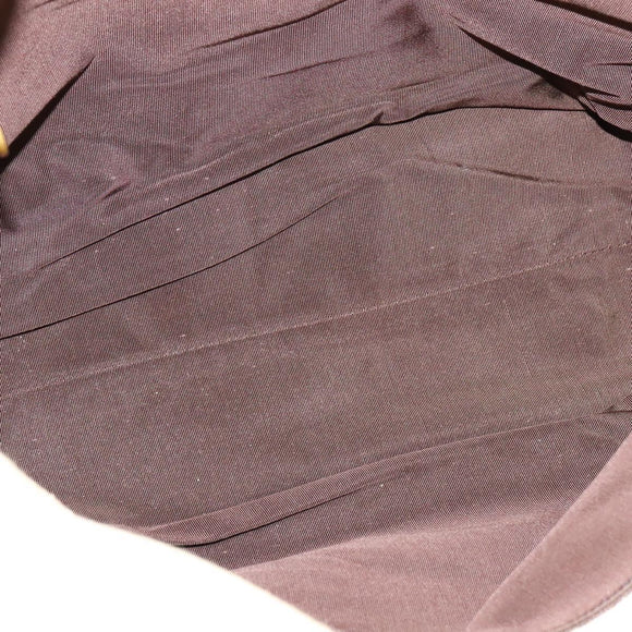 CHANEL Tote Bag Canvas Leather Beige CC Auth BA555