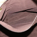 CHANEL Tote Bag Canvas Leather Beige CC Auth BA555-19