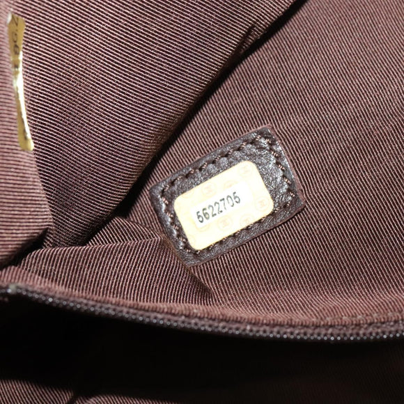 CHANEL Tote Bag Canvas Leather Beige CC Auth BA555