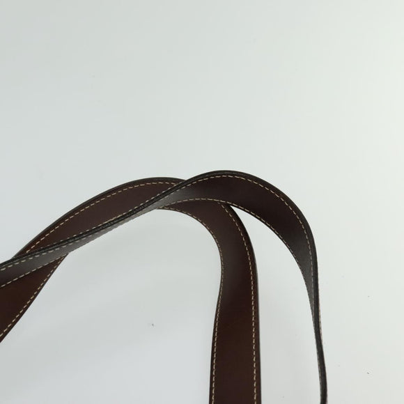 CHANEL Tote Bag Canvas Leather Beige CC Auth BA555