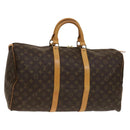 LOUIS VUITTON Monogram Keepall 50 Boston Bag M41426 LV Auth BA5550-1