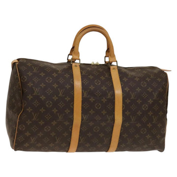 LOUIS VUITTON Monogram Keepall 50 Boston Bag M41426 LV Auth BA5550
