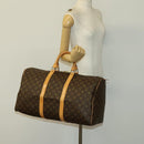 LOUIS VUITTON Monogram Keepall 50 Boston Bag M41426 LV Auth BA5550-22