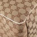 GUCCI GG Canvas Tote Bag Beige Gold 153033 Auth BA5552V-16
