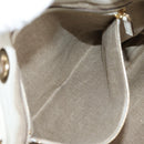 GUCCI GG Canvas Tote Bag Beige Gold 153033 Auth BA5552V-22