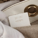 GUCCI GG Canvas Tote Bag Beige Gold 153033 Auth BA5552V-11