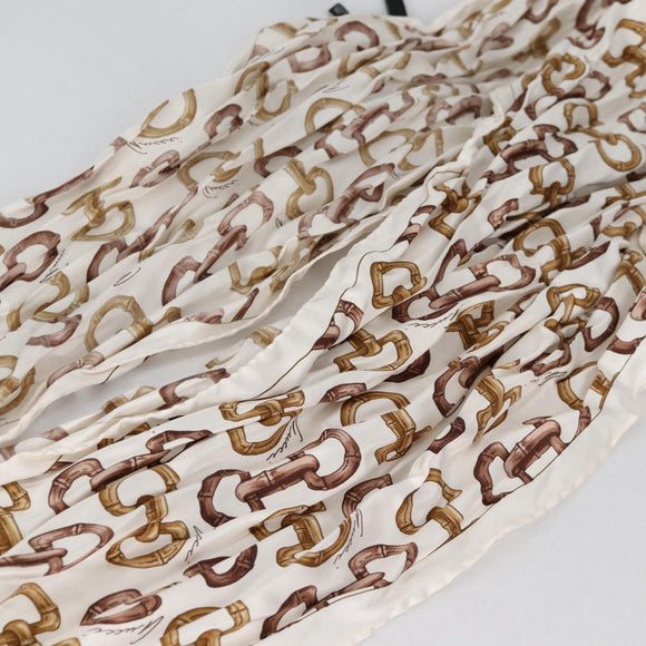 GUCCI GG Canvas Tote Bag Beige Gold 153033 Auth BA5552V