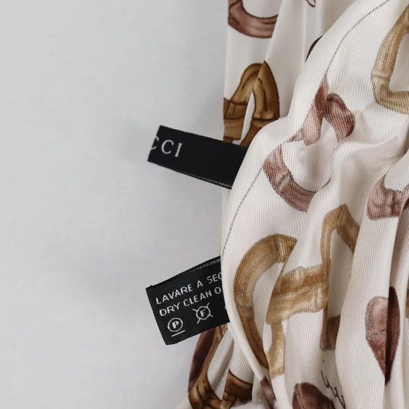 GUCCI GG Canvas Tote Bag Beige Gold 153033 Auth BA5552V