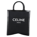 CELINE Vertical Cabas Tote Bag Canvas 2way Black Auth BA5554M-13