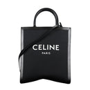 CELINE Vertical Cabas Tote Bag Canvas 2way Black Auth BA5554M-12