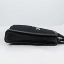 CELINE Vertical Cabas Tote Bag Canvas 2way Black Auth BA5554M-4