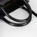 CELINE Vertical Cabas Tote Bag Canvas 2way Black Auth BA5554M-7