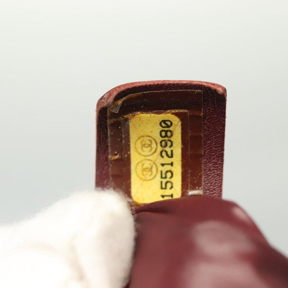 CHANEL Cococoon Hand Bag Nylon Black Silver CC Auth BA5555