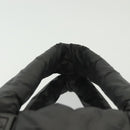 CHANEL Cococoon Hand Bag Nylon Black Silver CC Auth BA5555-8