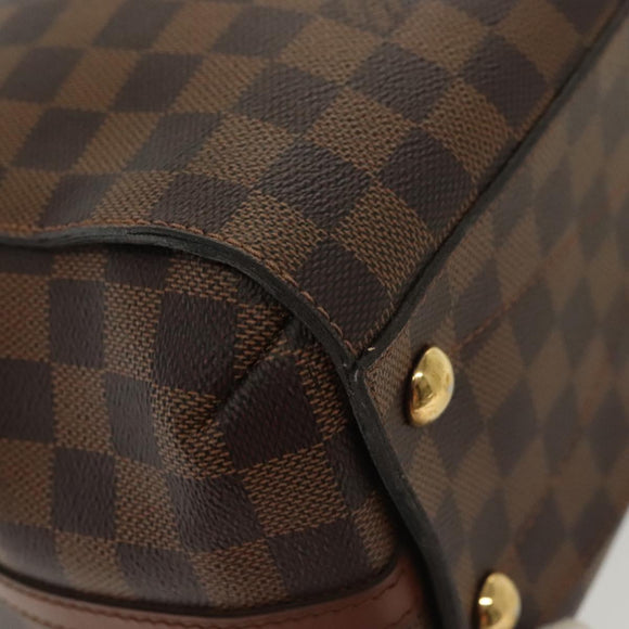 LOUIS VUITTON Damier Ebene Greenwich Hand Bag 2way N41337 LV Auth BA5559