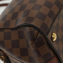 LOUIS VUITTON Damier Ebene Greenwich Hand Bag 2way N41337 LV Auth BA5559-15