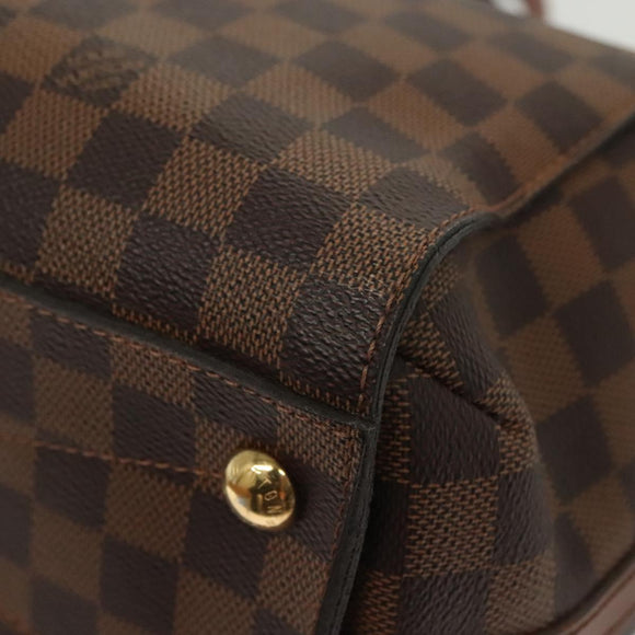 LOUIS VUITTON Damier Ebene Greenwich Hand Bag 2way N41337 LV Auth BA5559