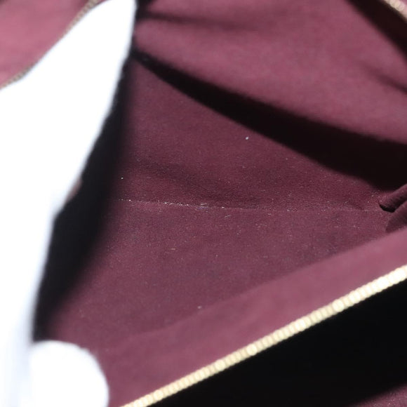 LOUIS VUITTON Damier Ebene Greenwich Hand Bag 2way N41337 LV Auth BA5559