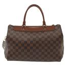 LOUIS VUITTON Damier Ebene Greenwich Hand Bag 2way N41337 LV Auth BA5559-3