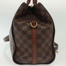 LOUIS VUITTON Damier Ebene Greenwich Hand Bag 2way N41337 LV Auth BA5559-4