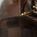 LOUIS VUITTON Damier Ebene Greenwich Hand Bag 2way N41337 LV Auth BA5559-5