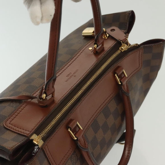 LOUIS VUITTON Damier Ebene Greenwich Hand Bag 2way N41337 LV Auth BA5559