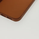 HERMES iPhone 12 & 12 Pro Case iPhone Case Leather Brown Auth BA5561-17
