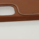 HERMES iPhone 12 & 12 Pro Case iPhone Case Leather Brown Auth BA5561-6